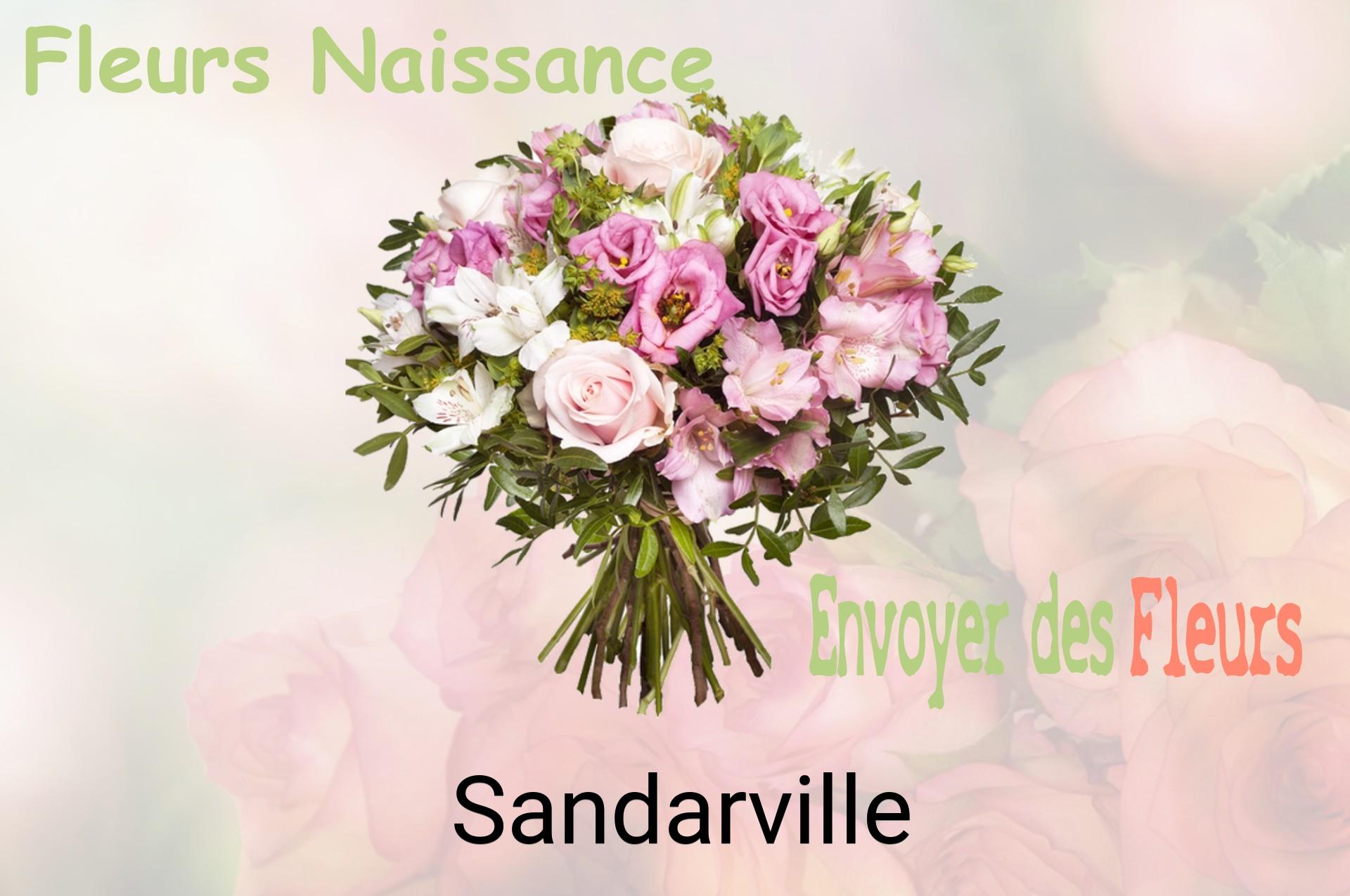 Bouquet de fleurs de naissance livré à Sandarville